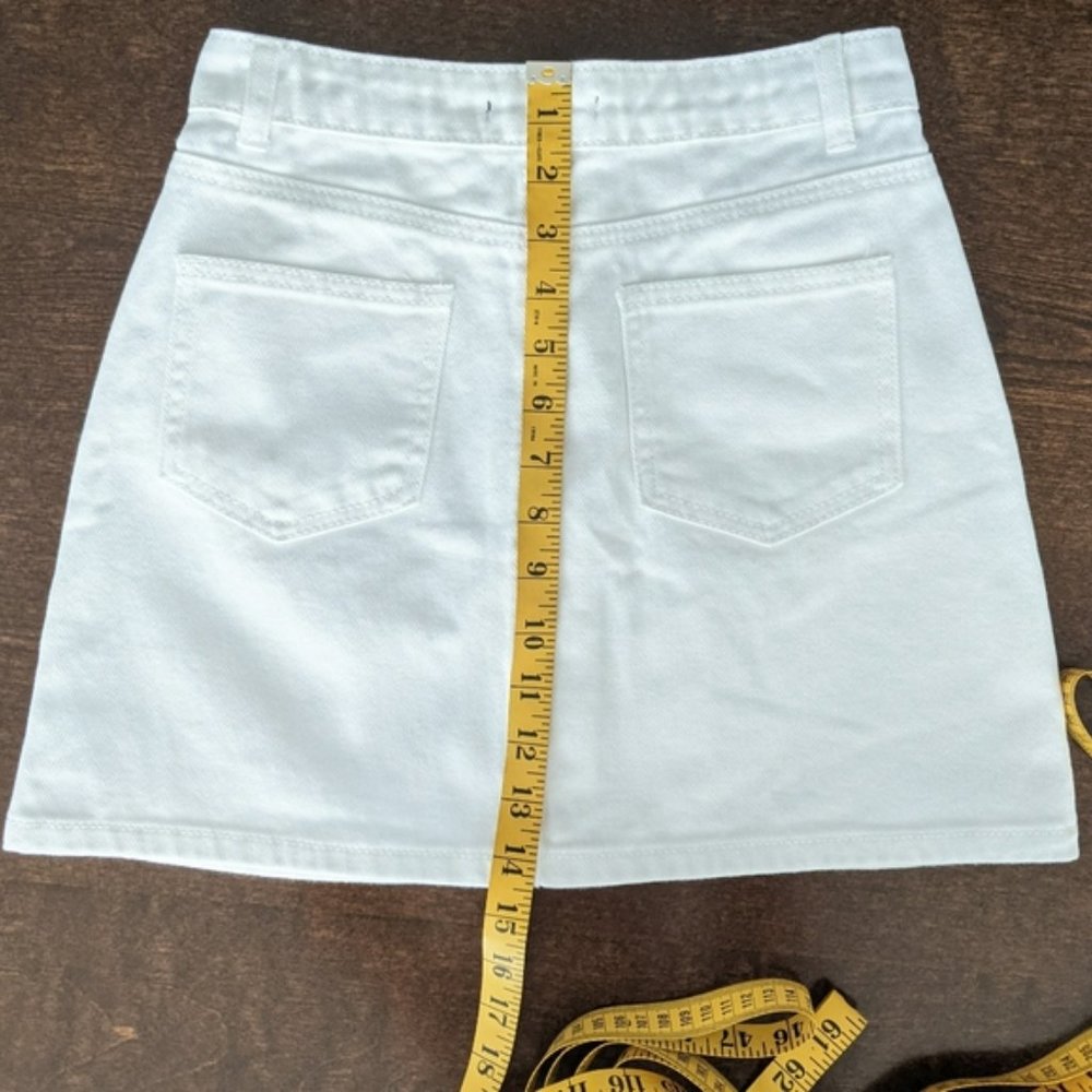 Forever 21  Denim buttoned mini skirt - Picture 10 of 11